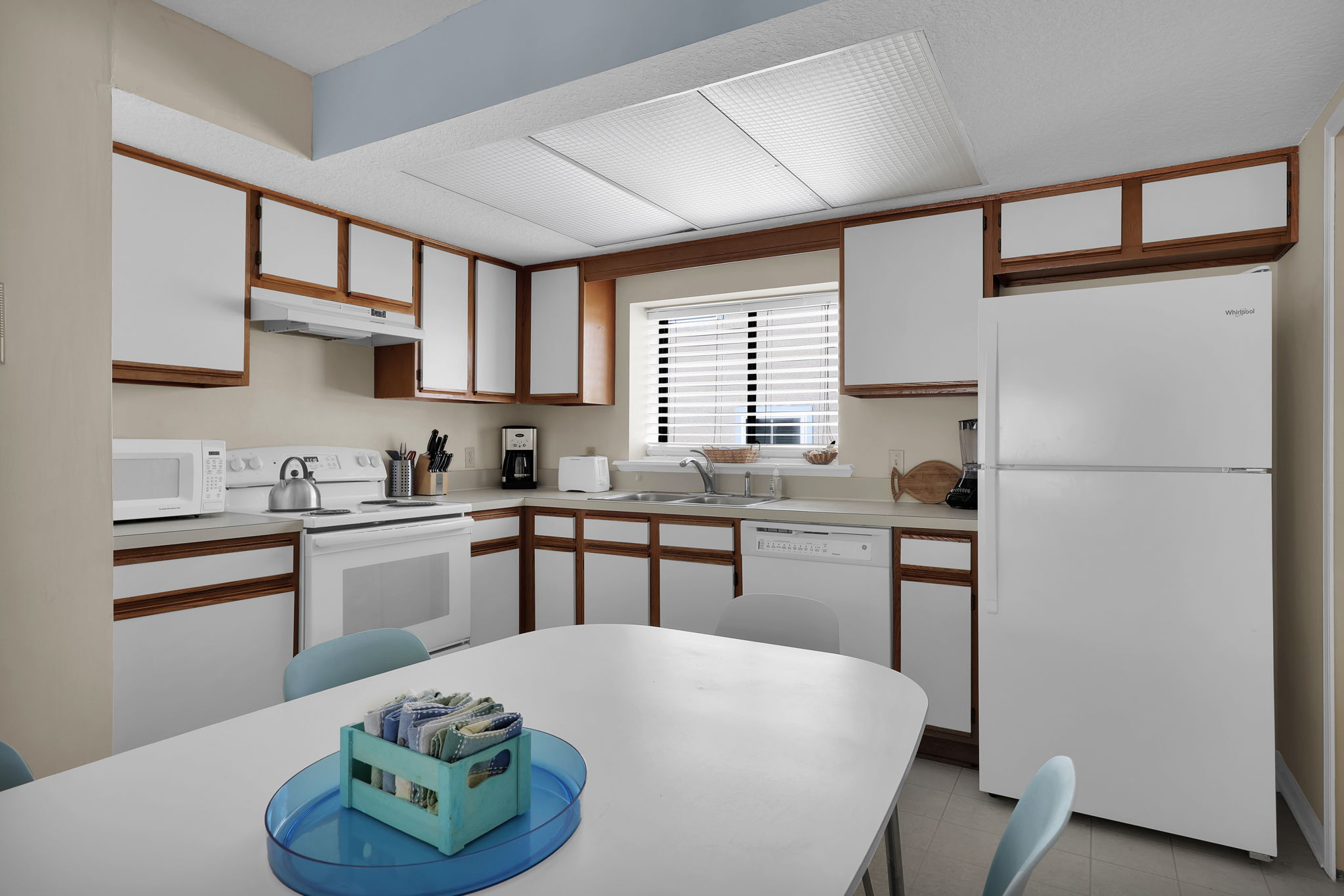 spacious bright kitchen
