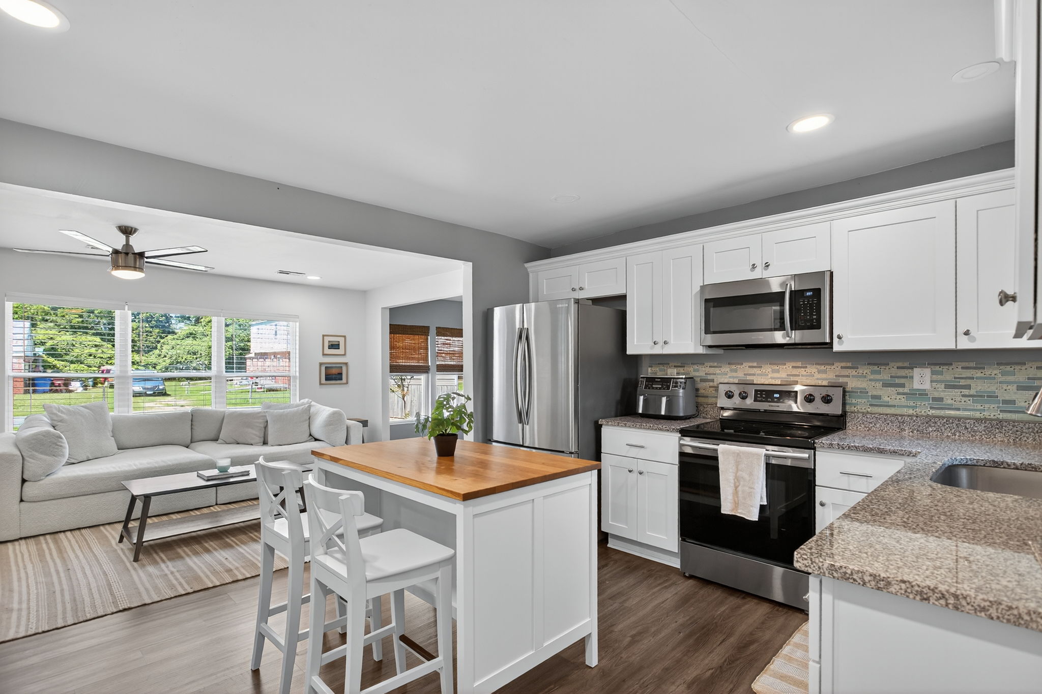Sleek, move-in–ready kitchen.