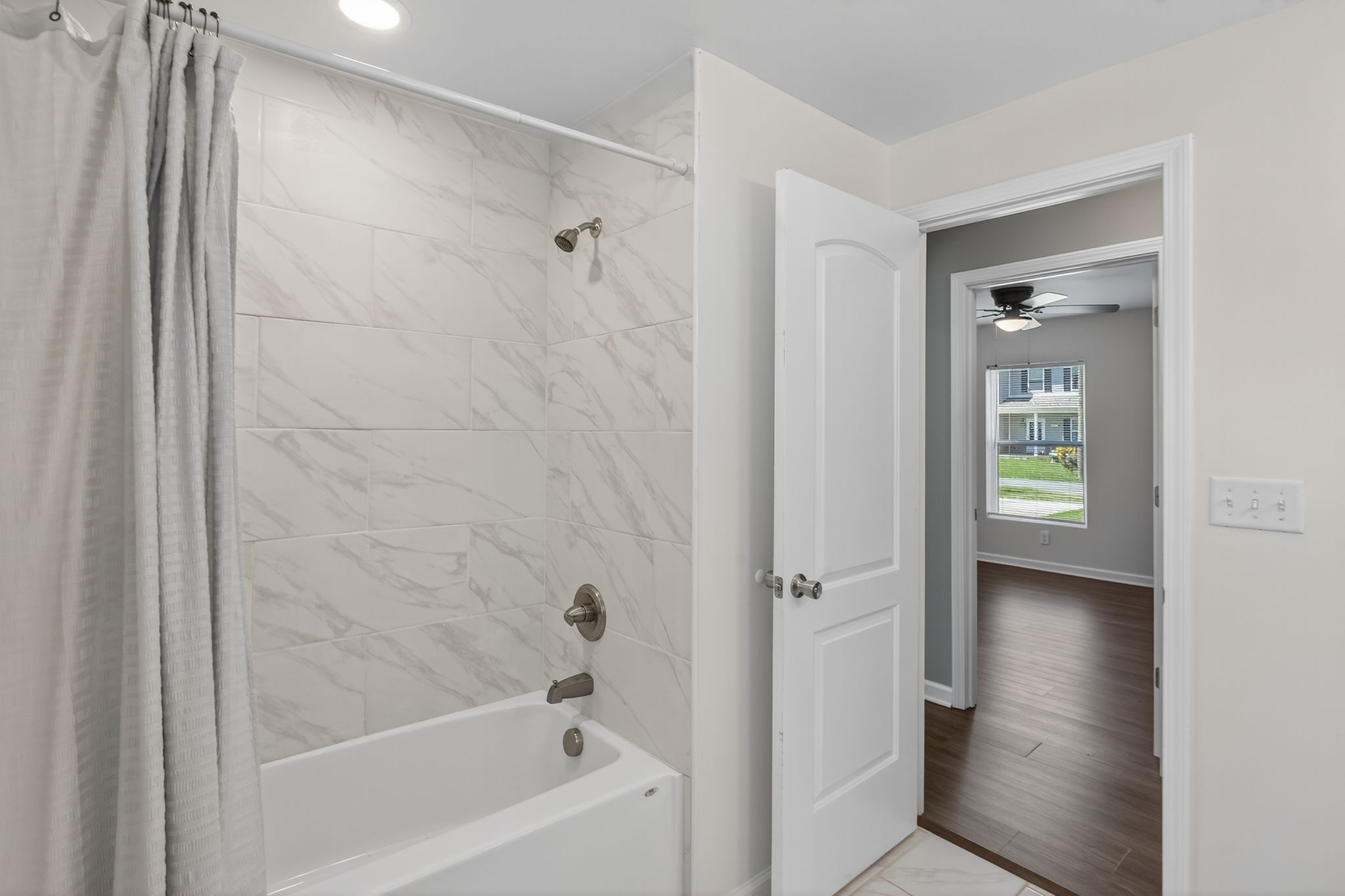 Bright and practical with modern touches.