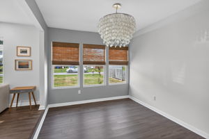 Open and airy layout with functional flow.