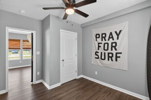 Great closet space and updated flooring.