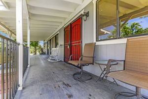 Double door front entry