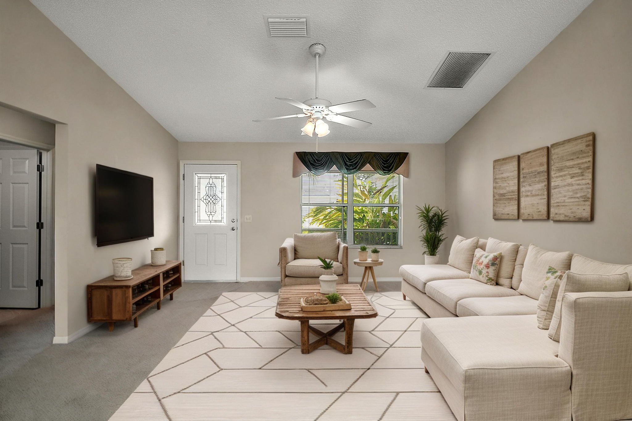 Virtually Staged- Living Room