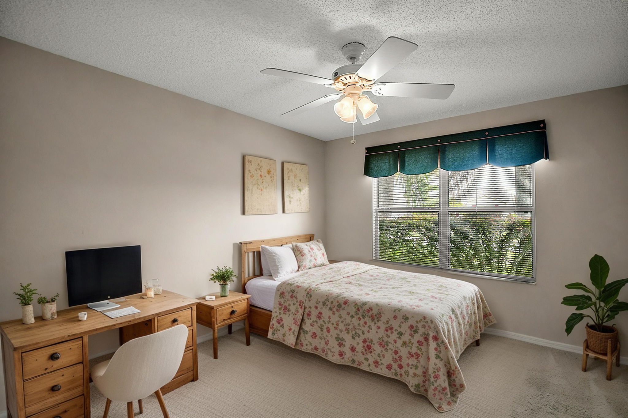 Virtually Staged- Second Bedroom