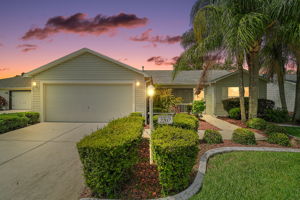 Twilight Front Elevation