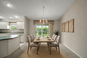 Virtually Staged- Dining Room