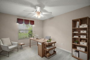 Virtually Staged- Third Bedroom