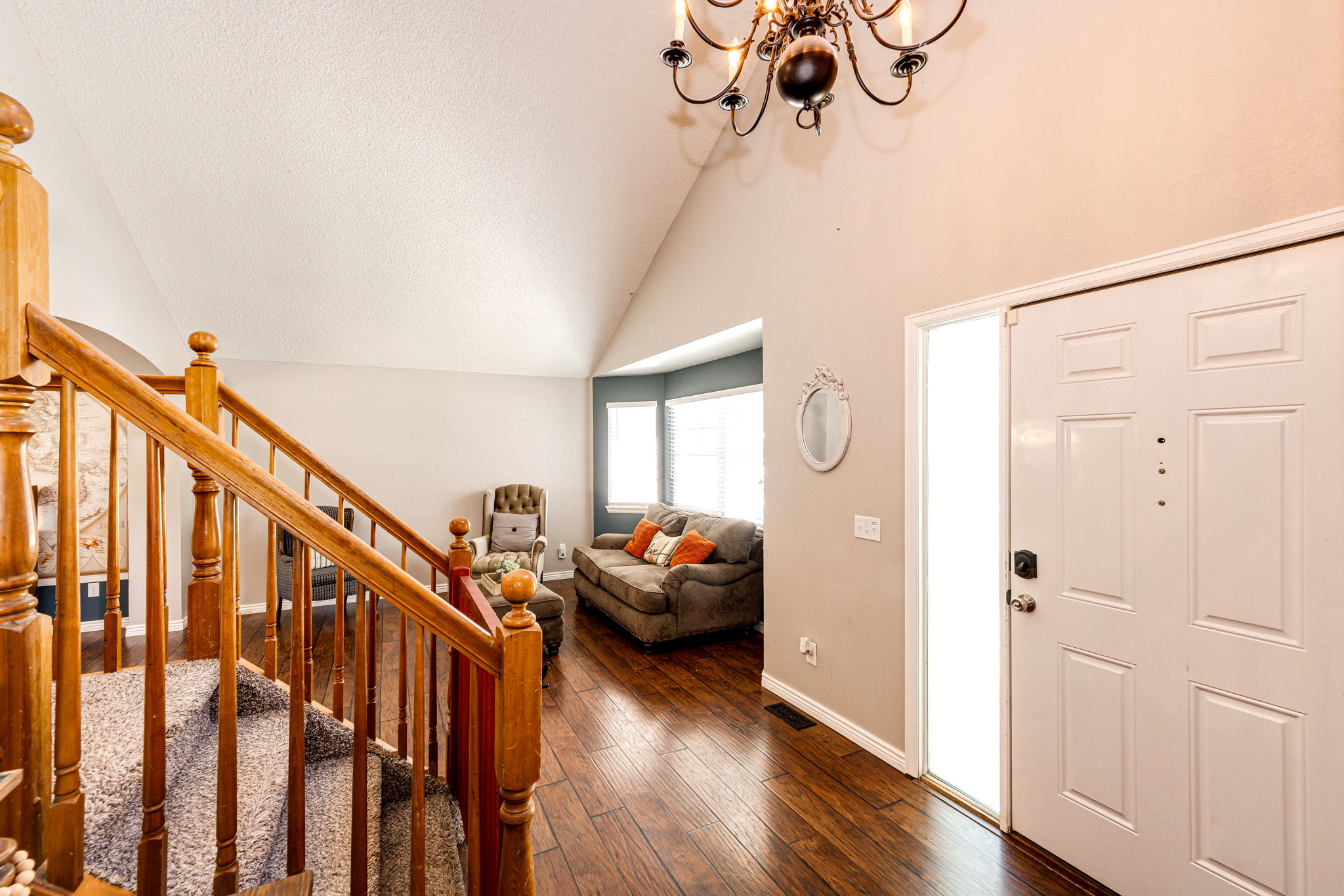 View of the front door entryway