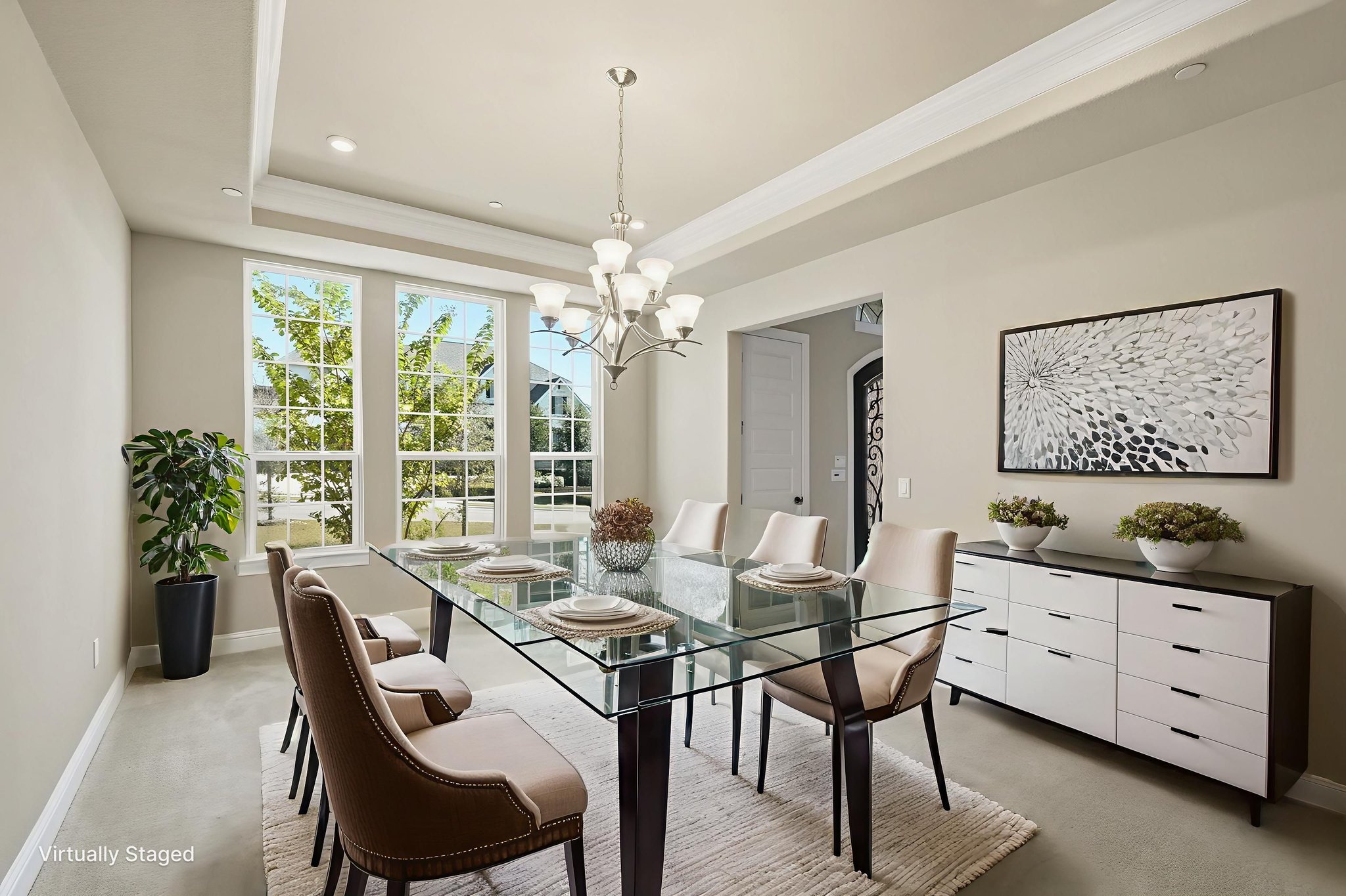Dining Room Virtually Staged