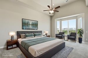 Primary Bedroom Virtually Staged