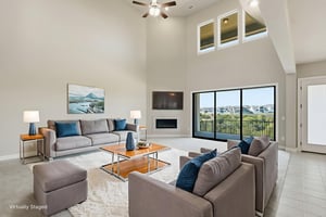 Living Room Virtually Staged