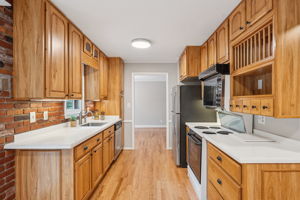Kitchen open to Dining Room