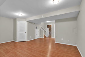 large & open lower level!
