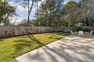 Large fenced yard with room for a pool