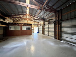 Inside 3 Bay Metal Building w Office 3
