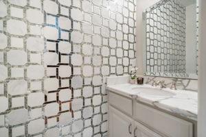 Powder Room off Kitchen