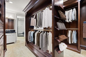 Primary Suite Walk In Closet