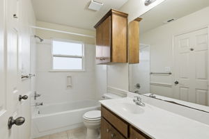 Pass Through Bathroom