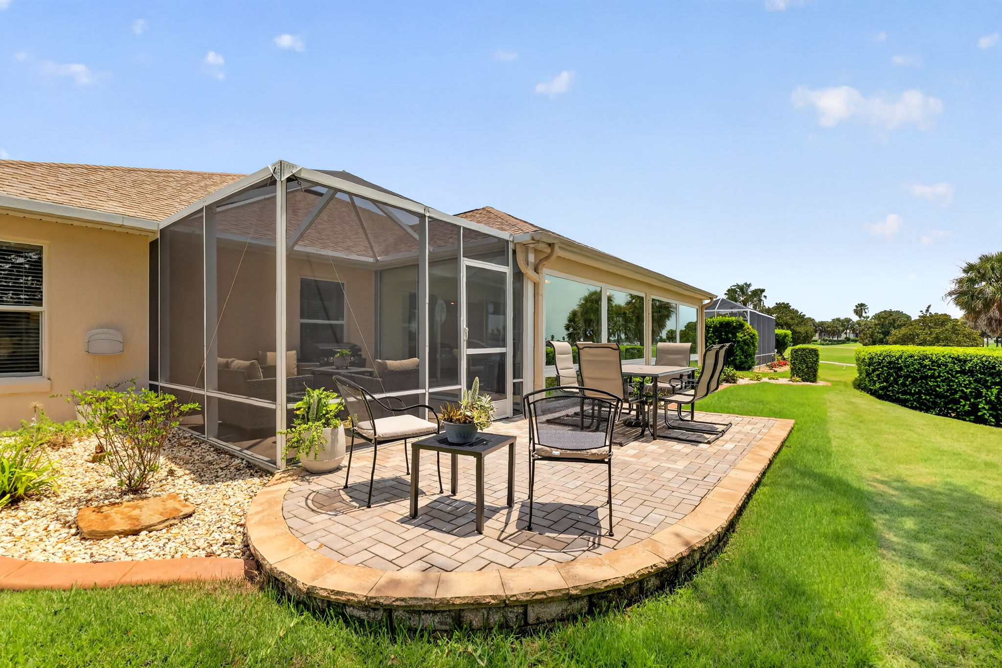 Rear Paver Patio