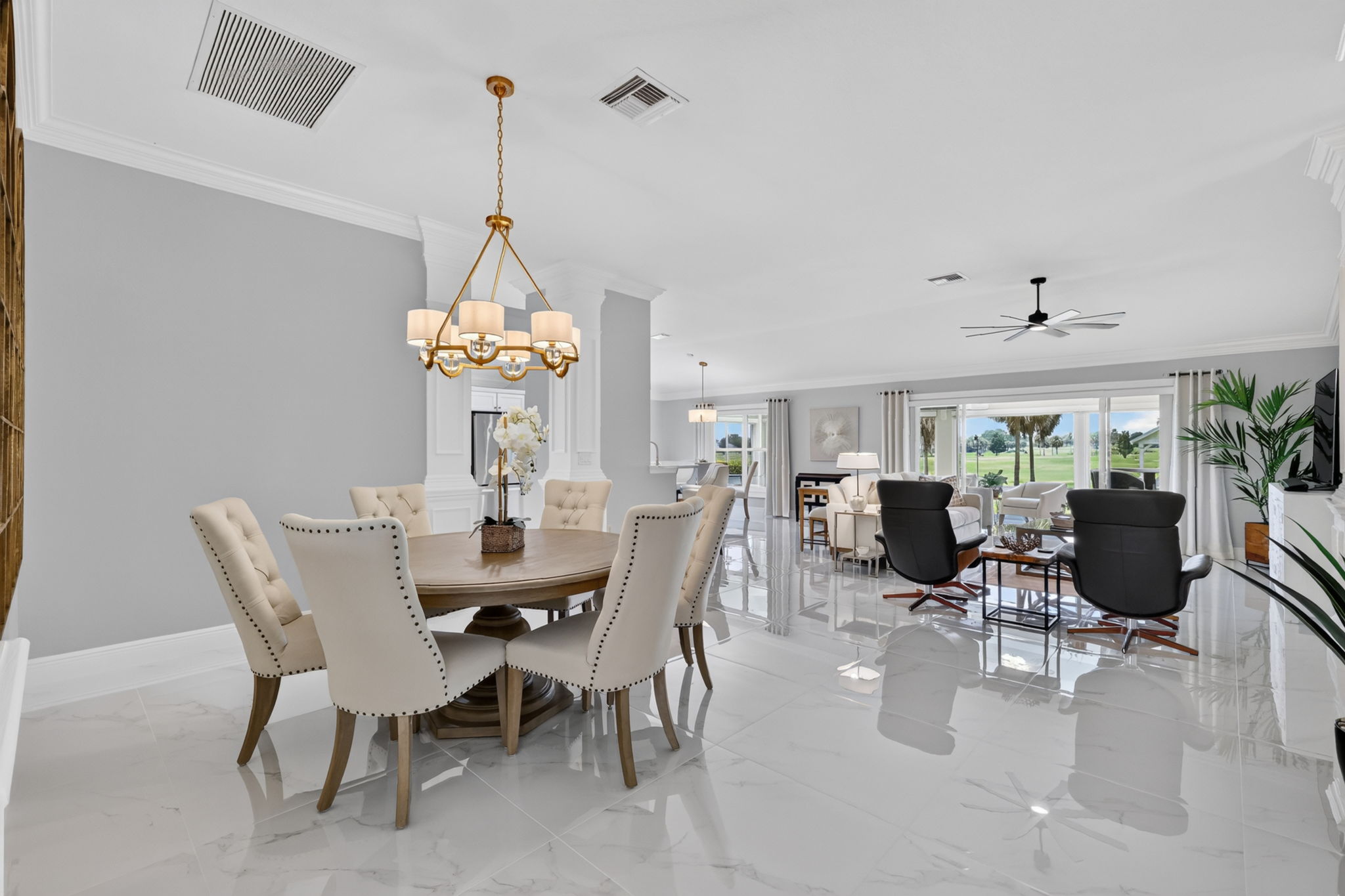 Living and Dining Rooms