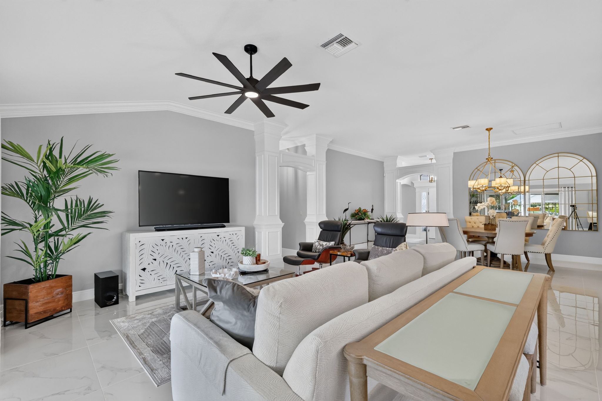 Living and Dining Rooms