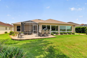 Rear Elevation with Paver Patio