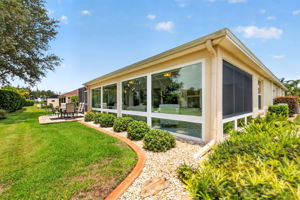 Rear Elevation with Paver Patio and PRIVACY Landscaping
