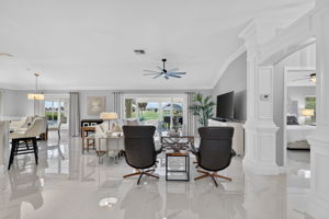Kitchen, Dinette, and Living Room