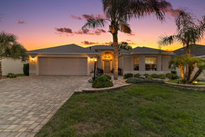 Twilight Front Elevation