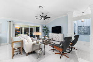 Twilight Living Room