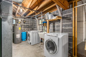 Newer front loading Bosch washer and dryer!  Mop sink!  Hot water heater installed 2018!