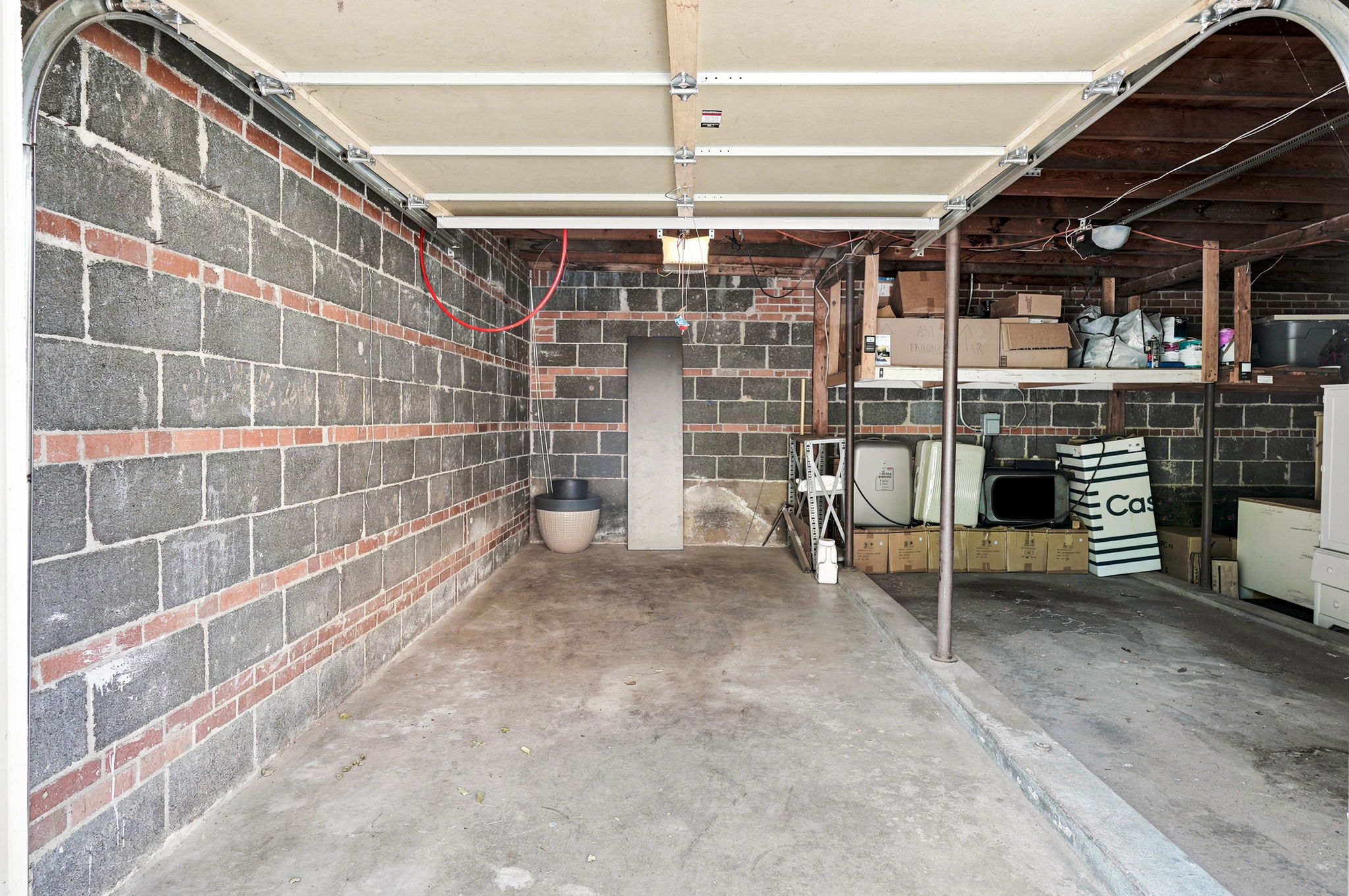 Your 1 car garage space!  Street "permit" parking available too.