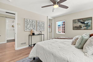 Ceiling fans, but also central air!