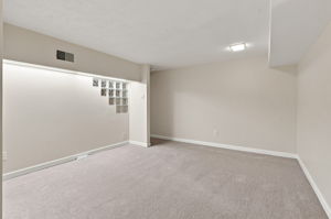 Finished downstairs with egress