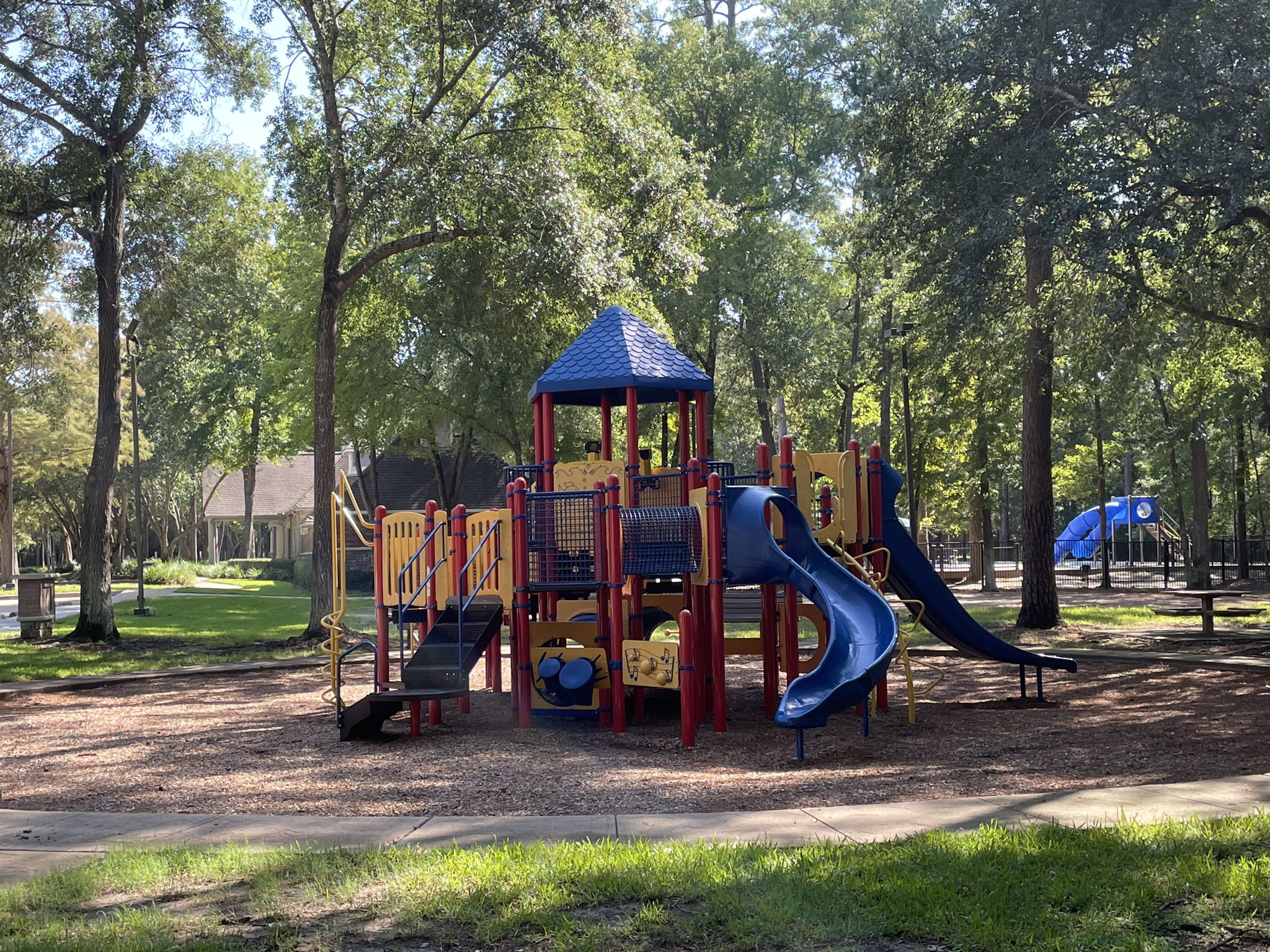 The Playground at the park next to the clubhouse.