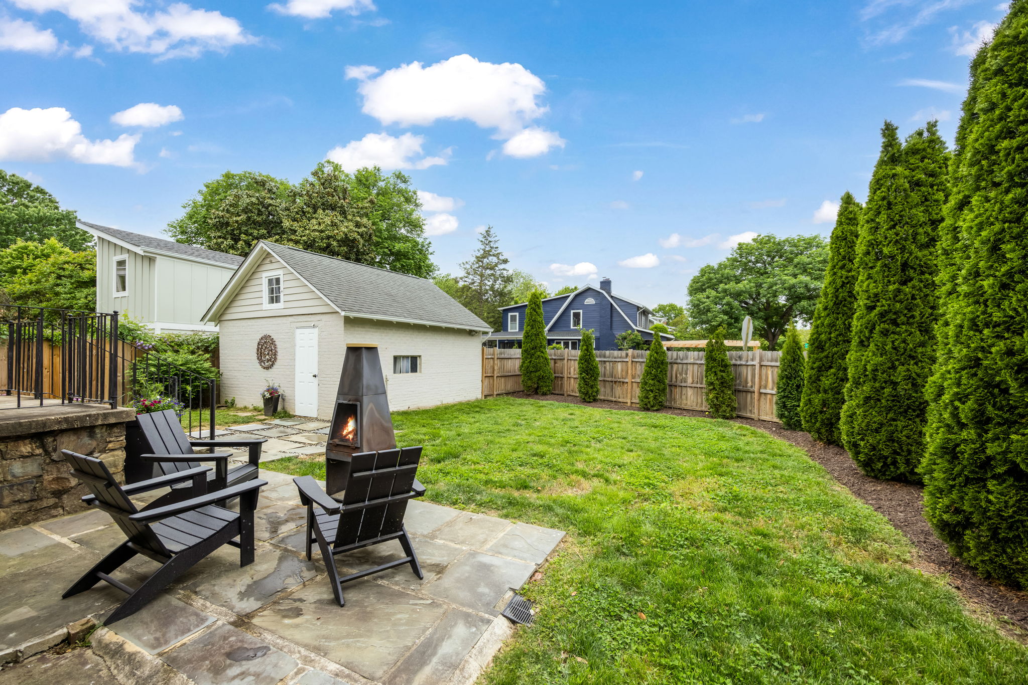 Private Fenced Back Yard, Detached Garage