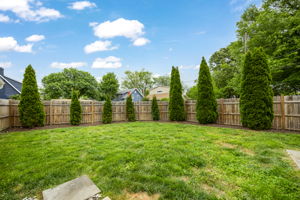 Back YardPrivate Fenced Back Yard