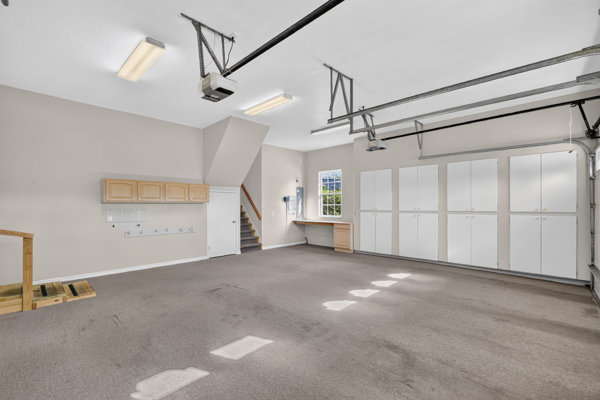 Expansive, Oversized 702sf Two-Car Garage