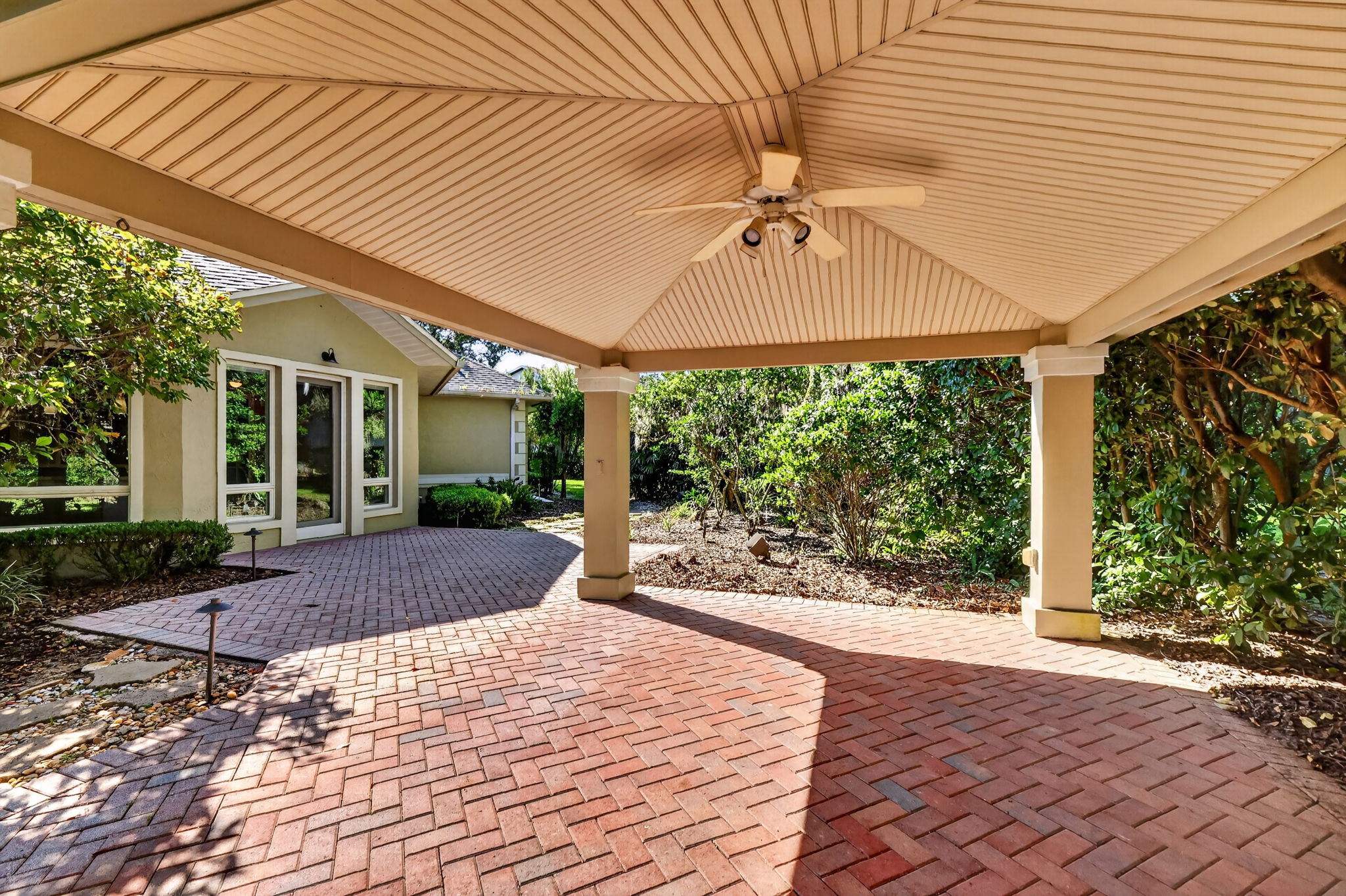 Rear Paver Patio with Gazebo
