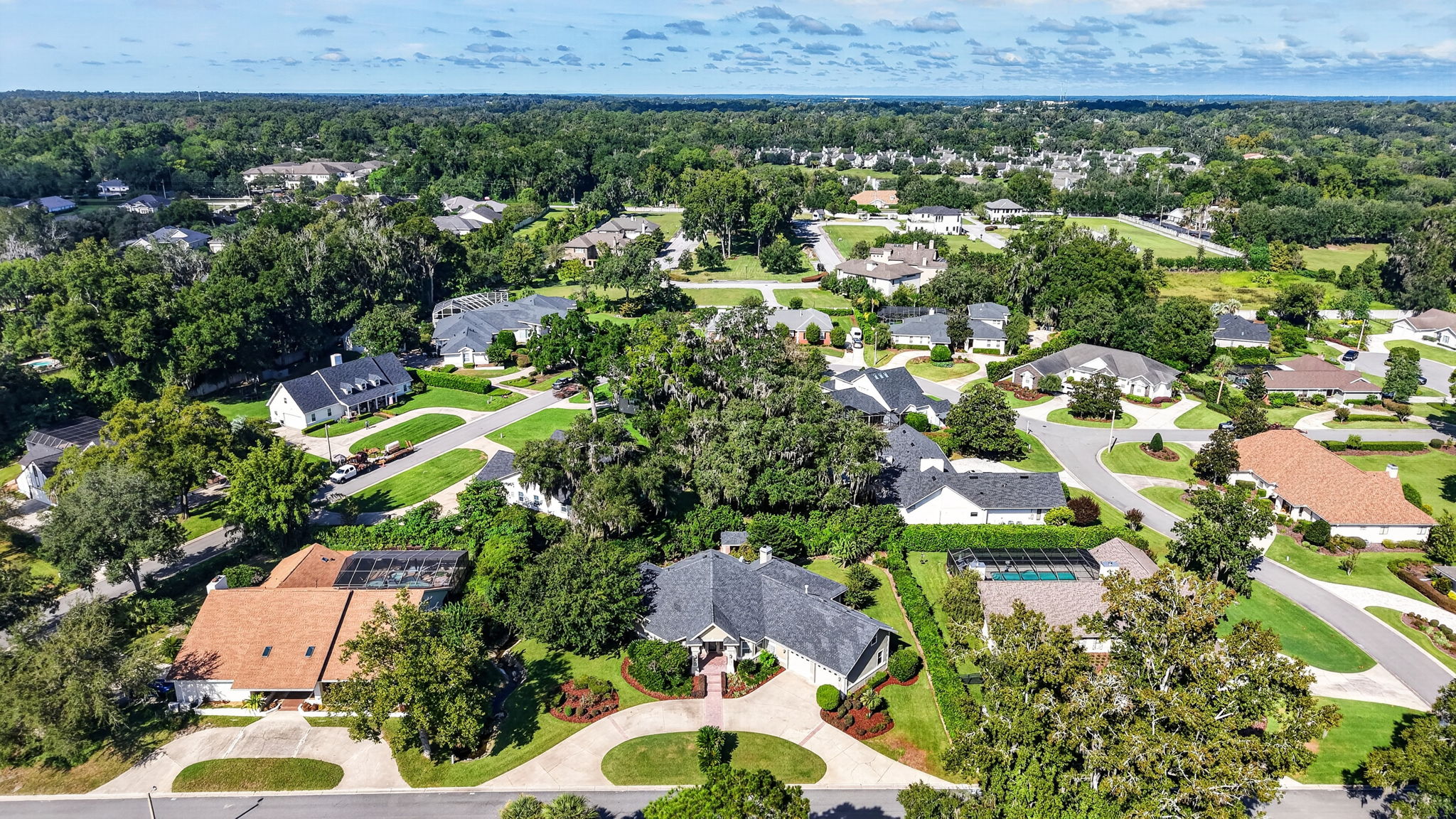 Aerial Front Elevation