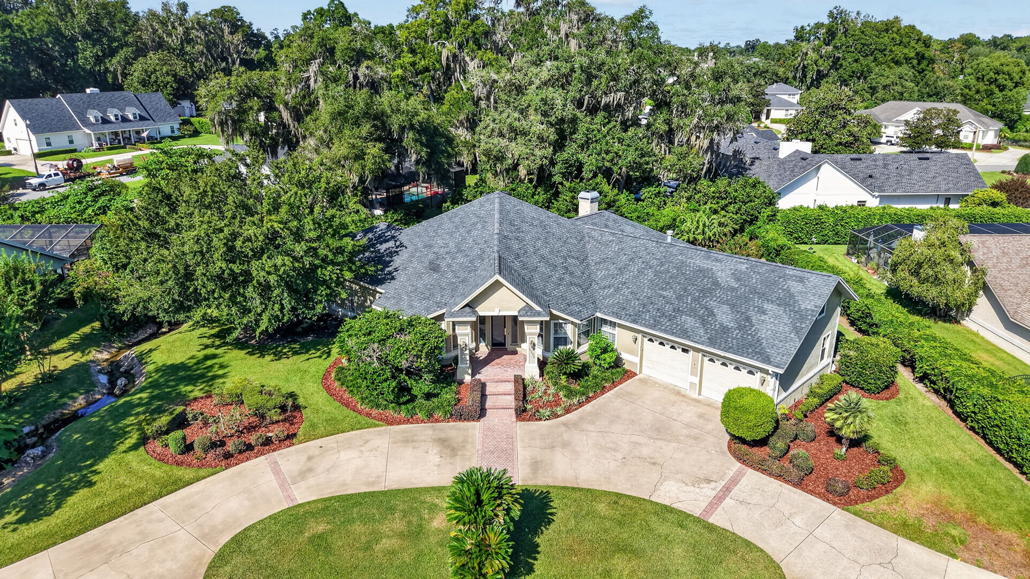 Aerial Front Elevation