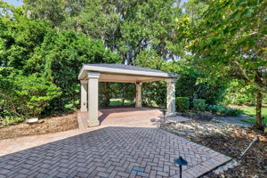 Rear Paver Patio with Gazebo