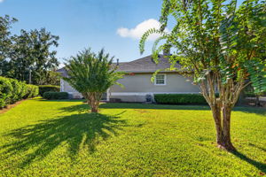 Side Elevation with ROOM FOR A POOL!                                                                                                                                                                                                              Spacious Yard with ROOM FOR A POOL!