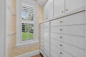 Primary Bathroom Dressing Room with Custom Cabinetry