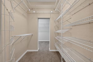 Primary Bedroom Second Walk-In Closet with Extended Rear Walk-In Closet