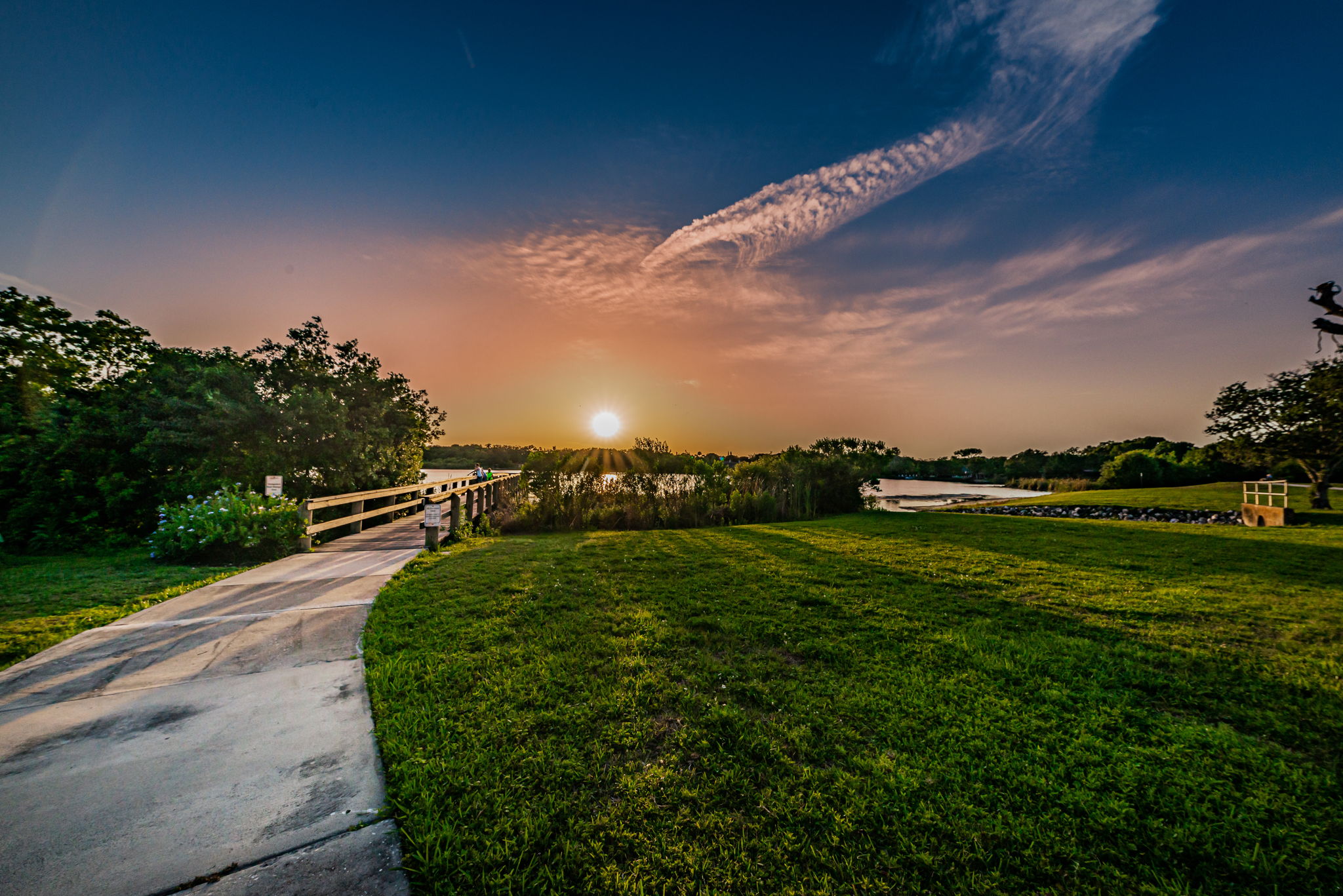 48-Community Dock Sunset