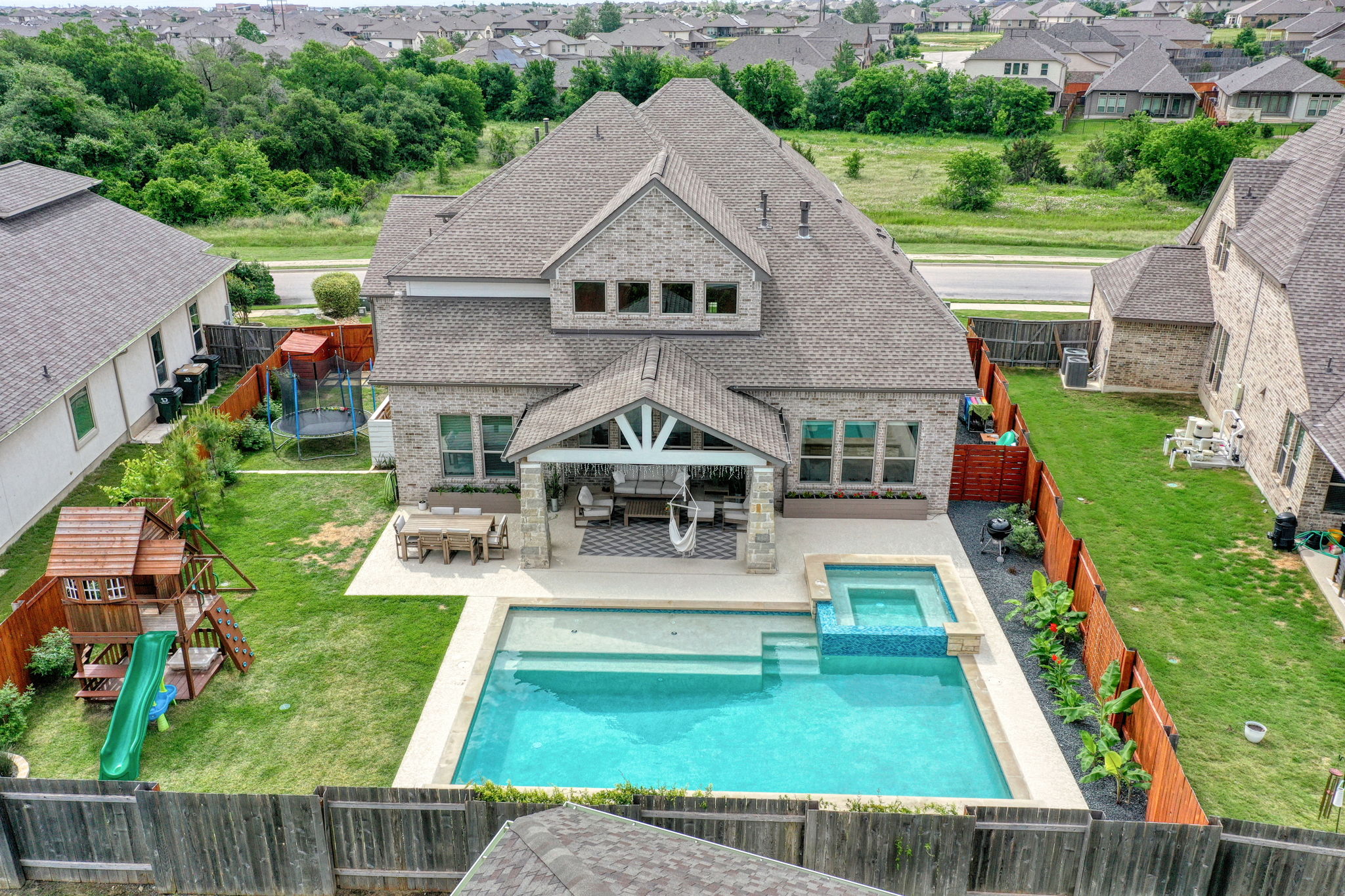 Aerial of Back of House