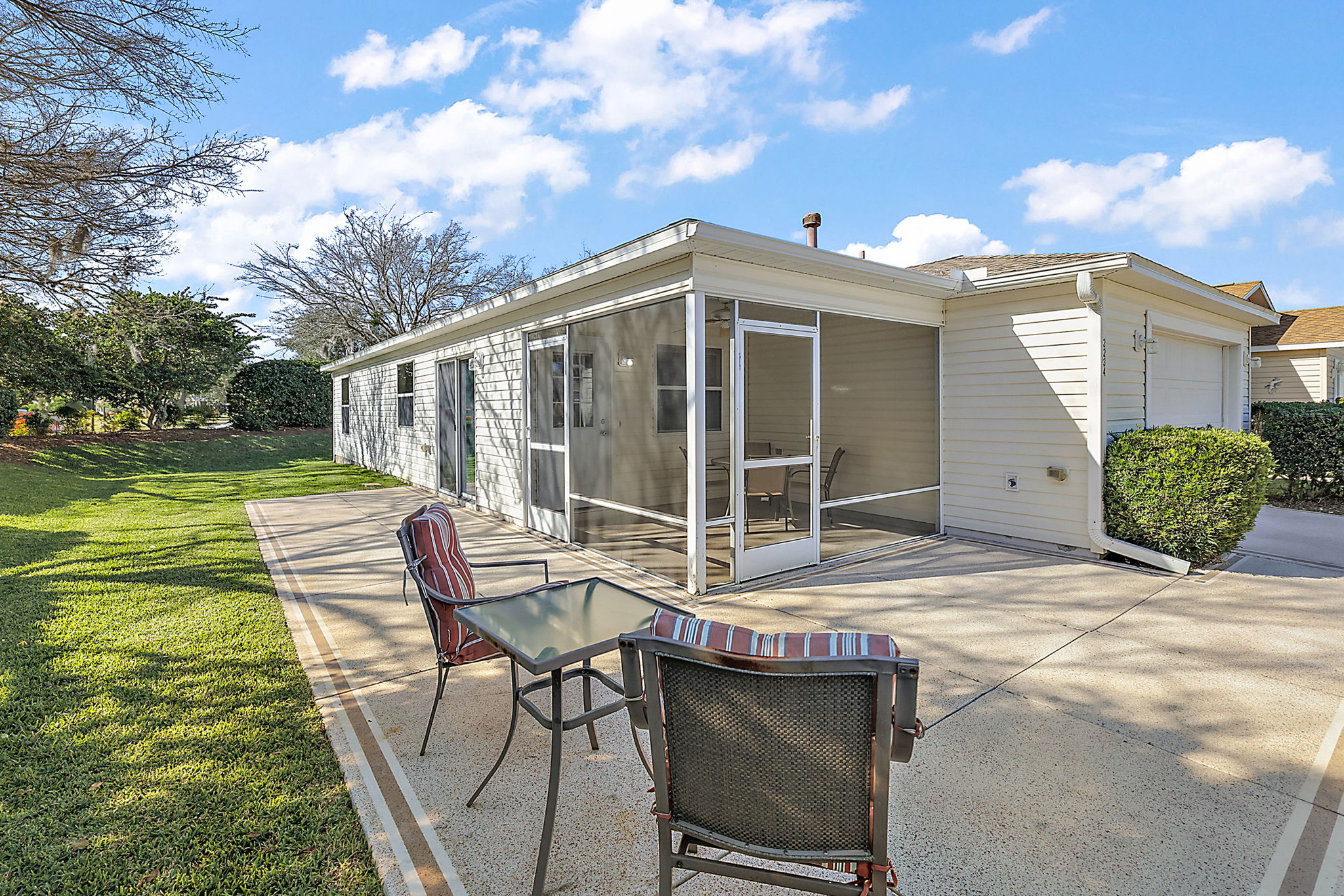 Front and Side Patios