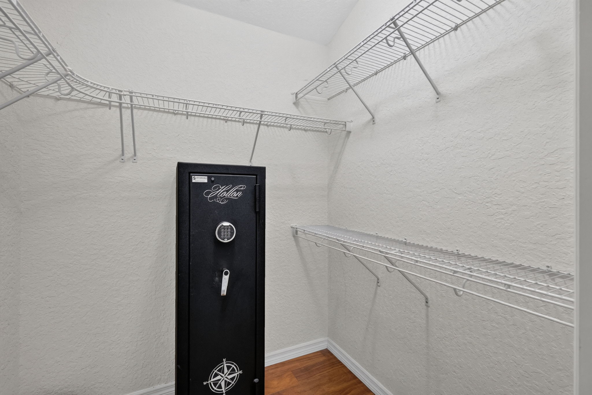 Second Walk-In Closet with Built-In Safe