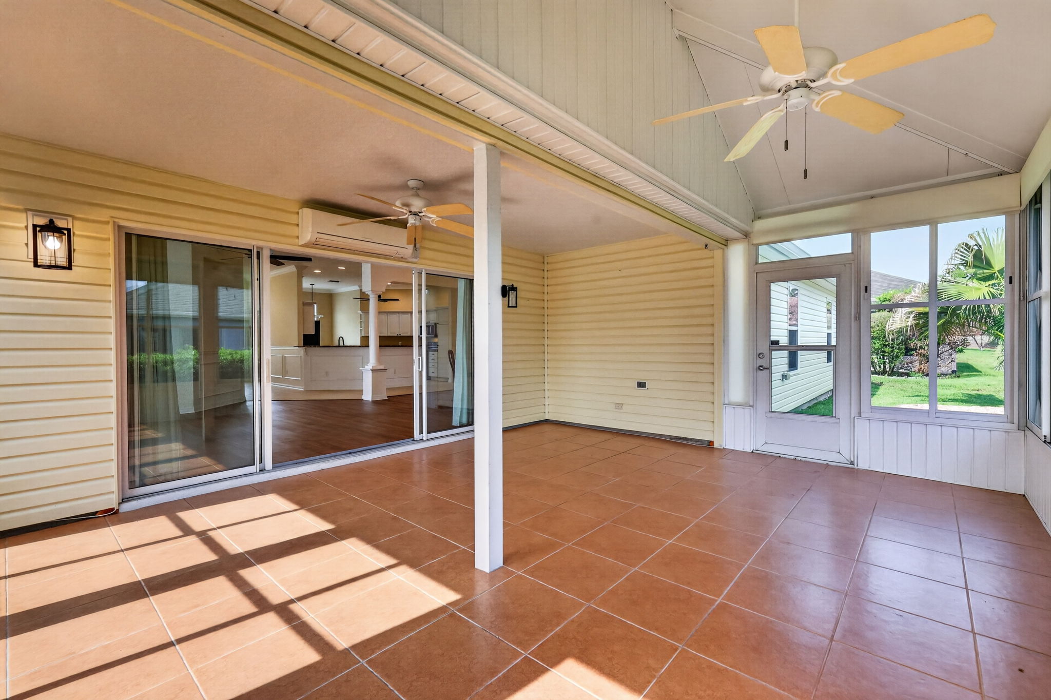 Expansive Enclosed Lanai with Mini-Split